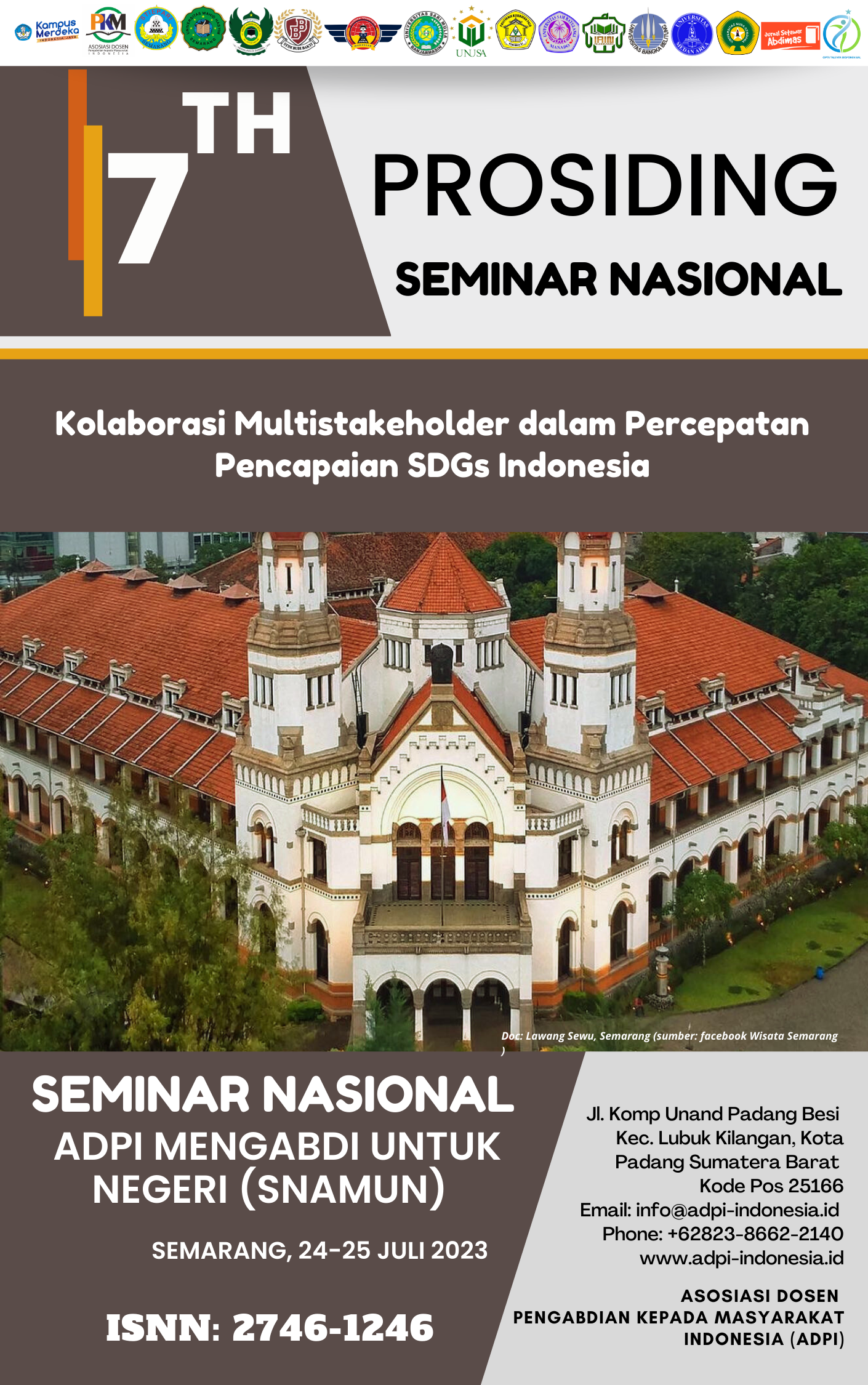 					View Vol. 4 No. 1 (2023): The 7th Seminar Nasional ADPI Mengabdi Untuk Negeri
				